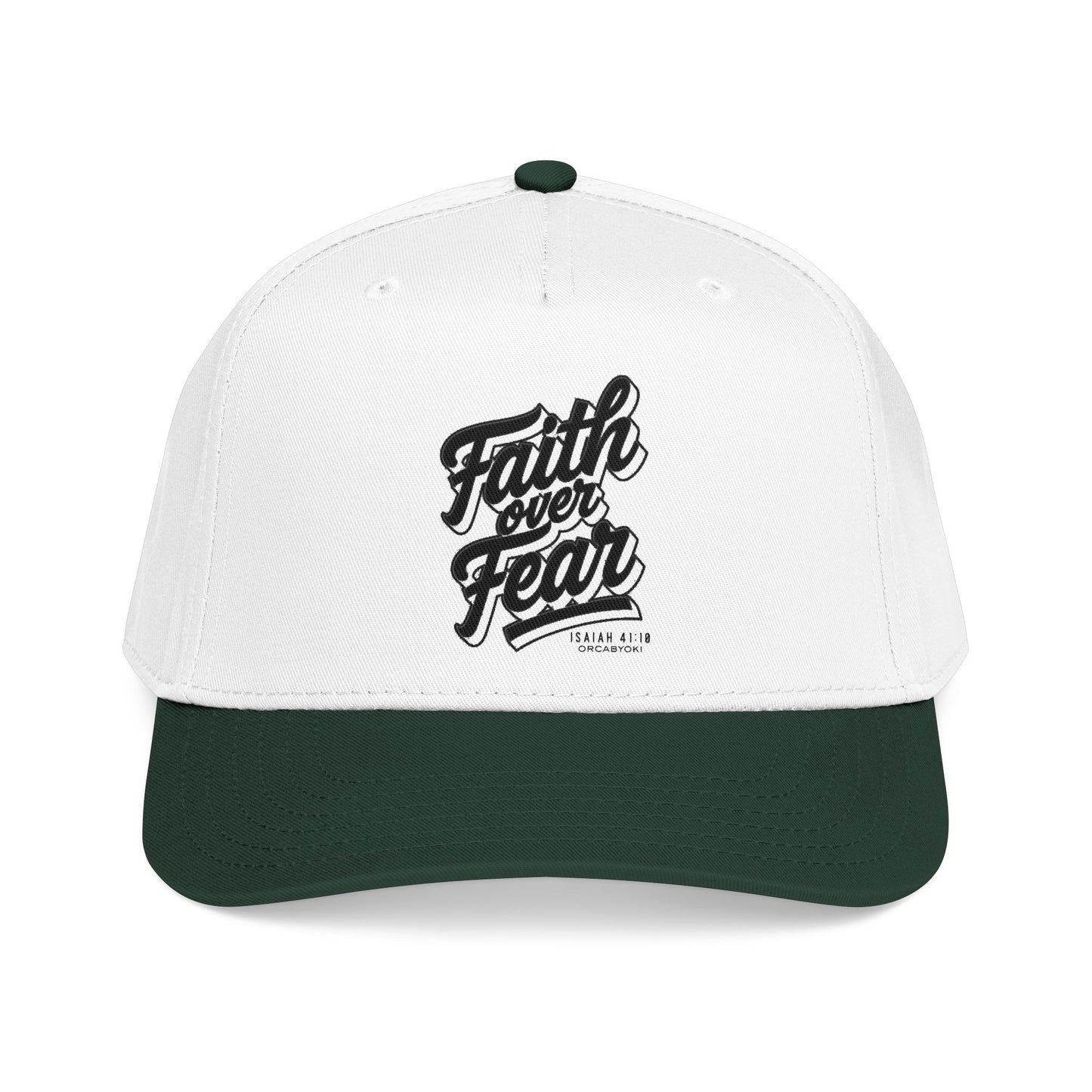 Faith Over Fear Baseball Cap – Faith-Inspired Isaiah 41:10 Hat
