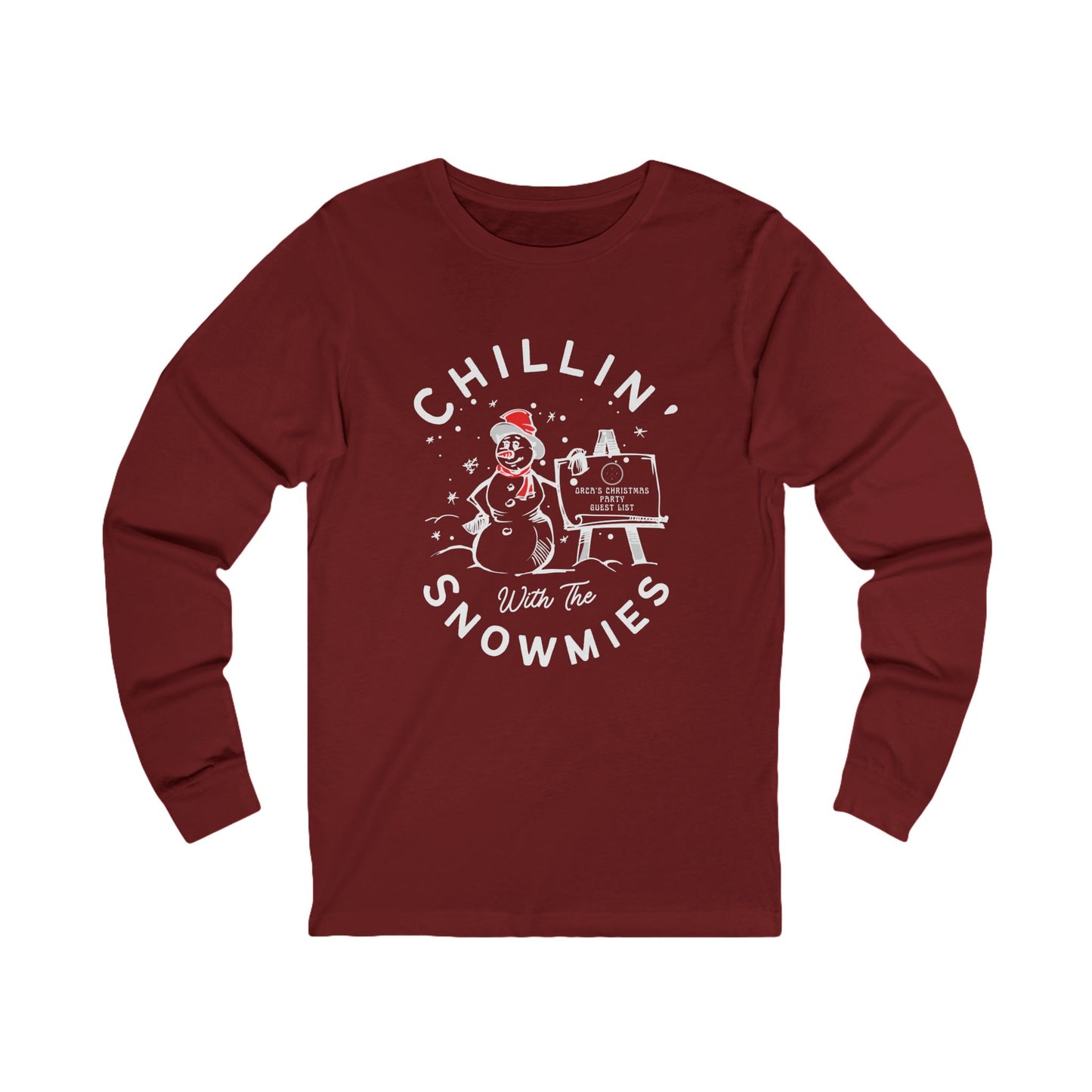 Christmas Chillin' Snowmie Long Sleeve Tee