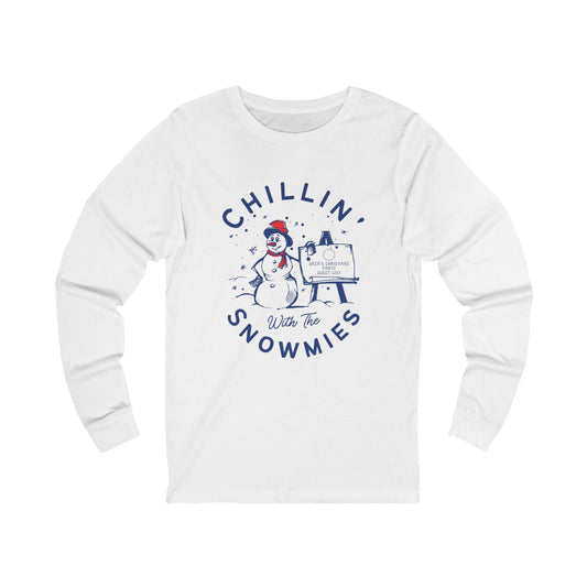 Christmas Chillin' Snowmie Long Sleeve Tee
