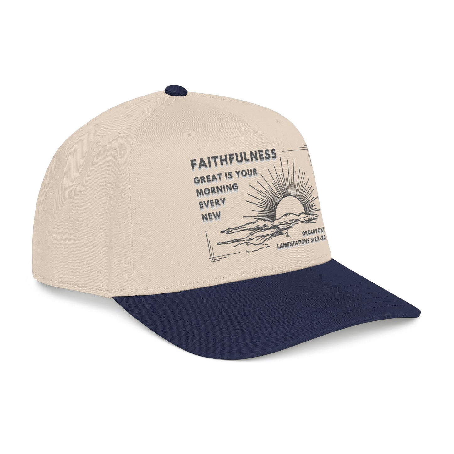 Grace Is Your Faithfulness Baseball Cap – Faith-Inspired Lamentation 3:22-23 Hat