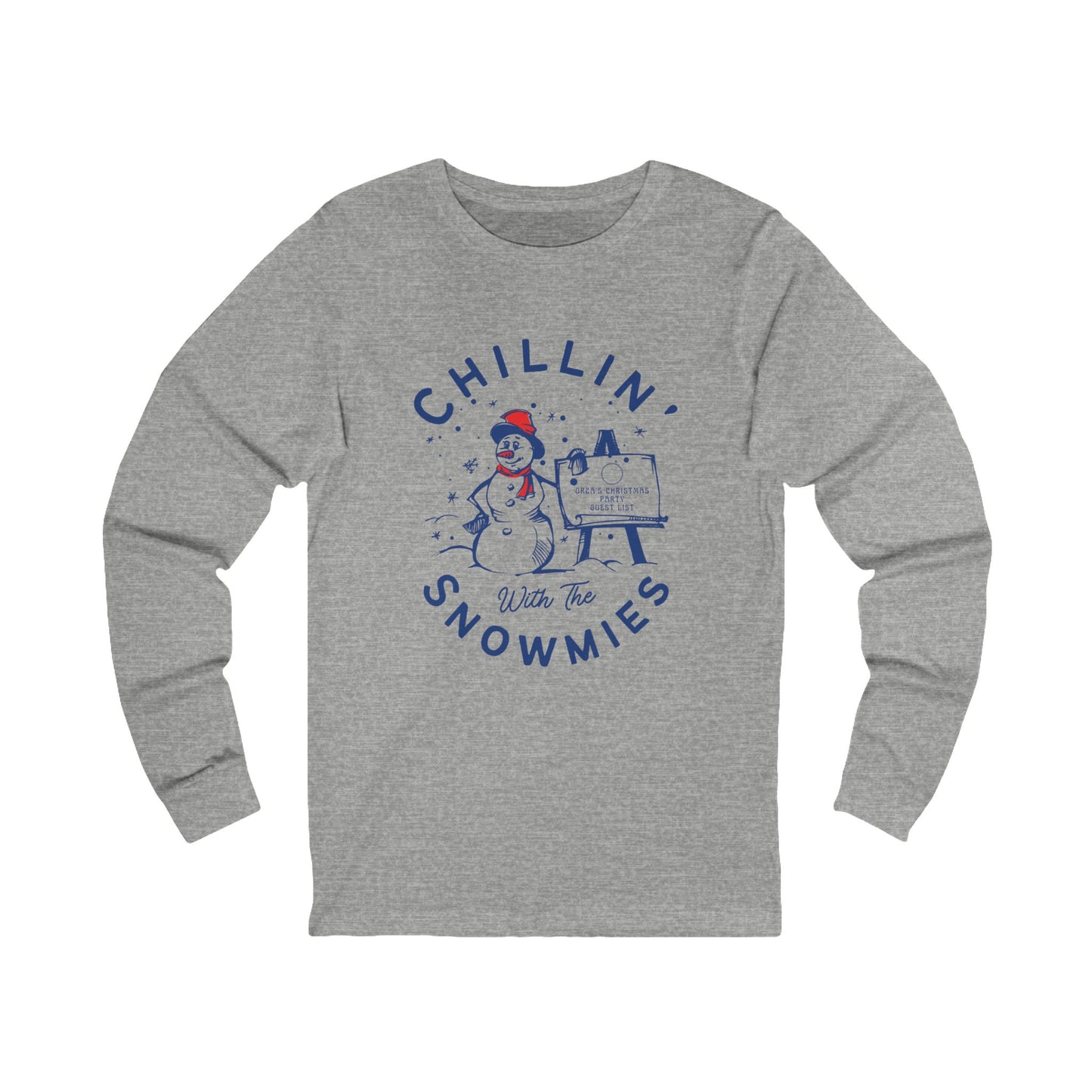 Christmas Chillin' Snowmie Long Sleeve Tee