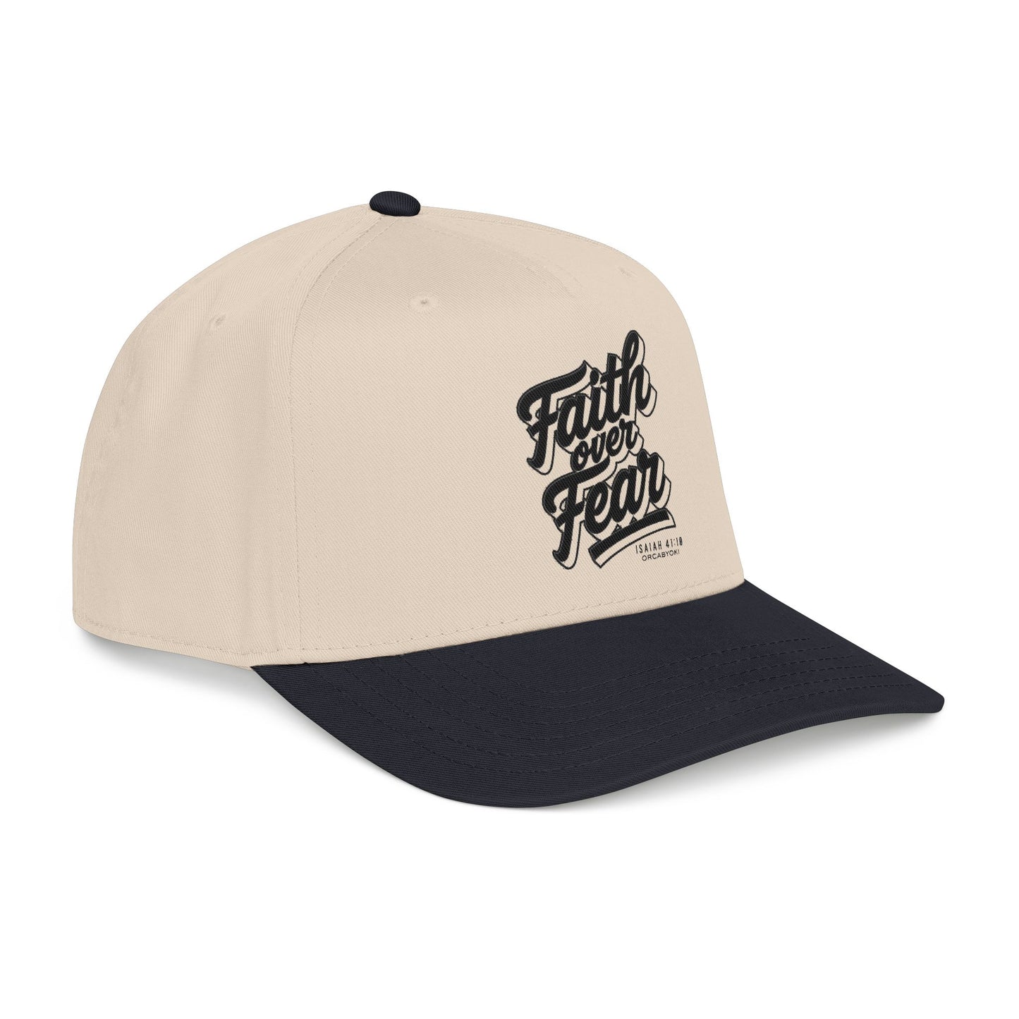 Faith Over Fear Baseball Cap – Faith-Inspired Isaiah 41:10 Hat
