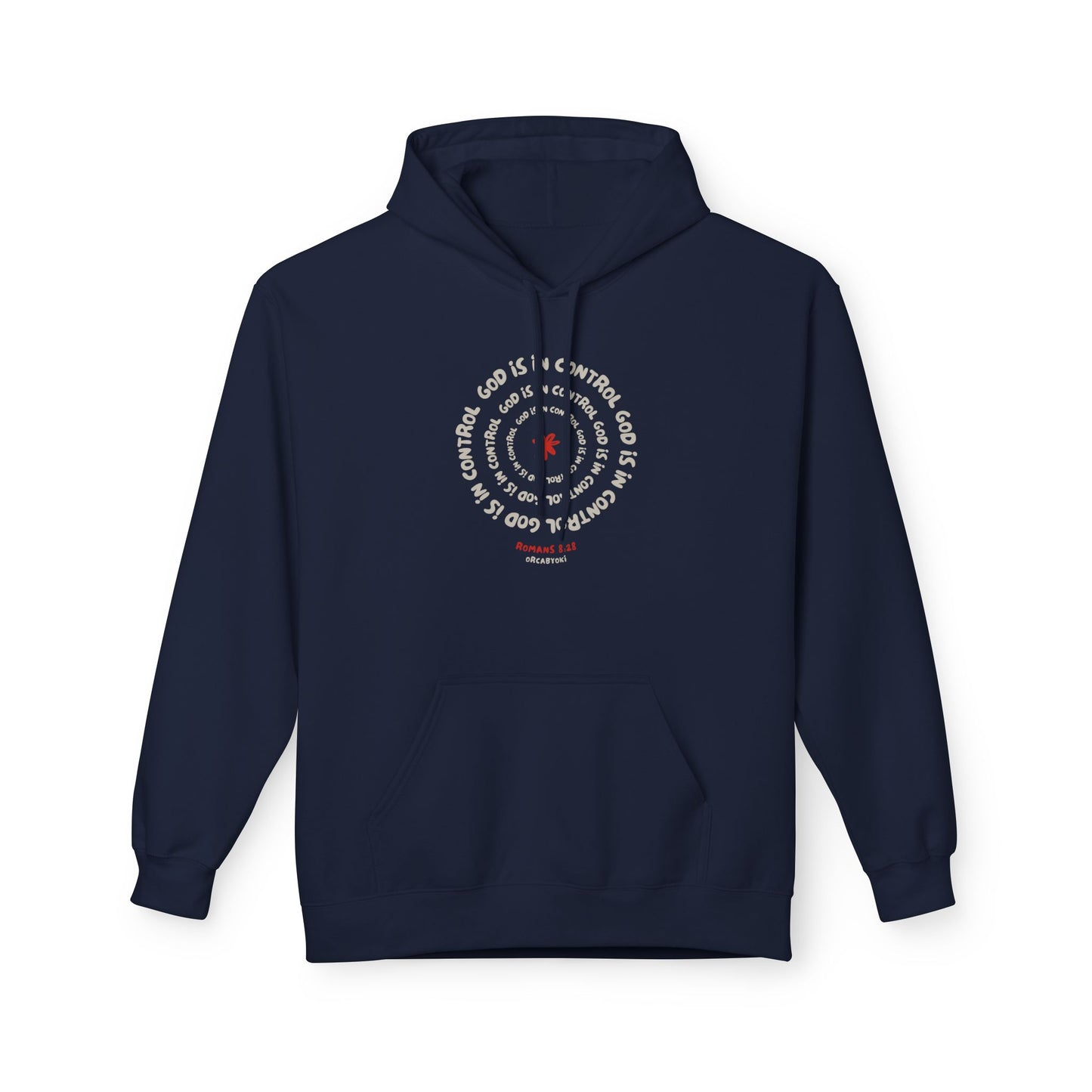 God is In Control Fleece Hoodie