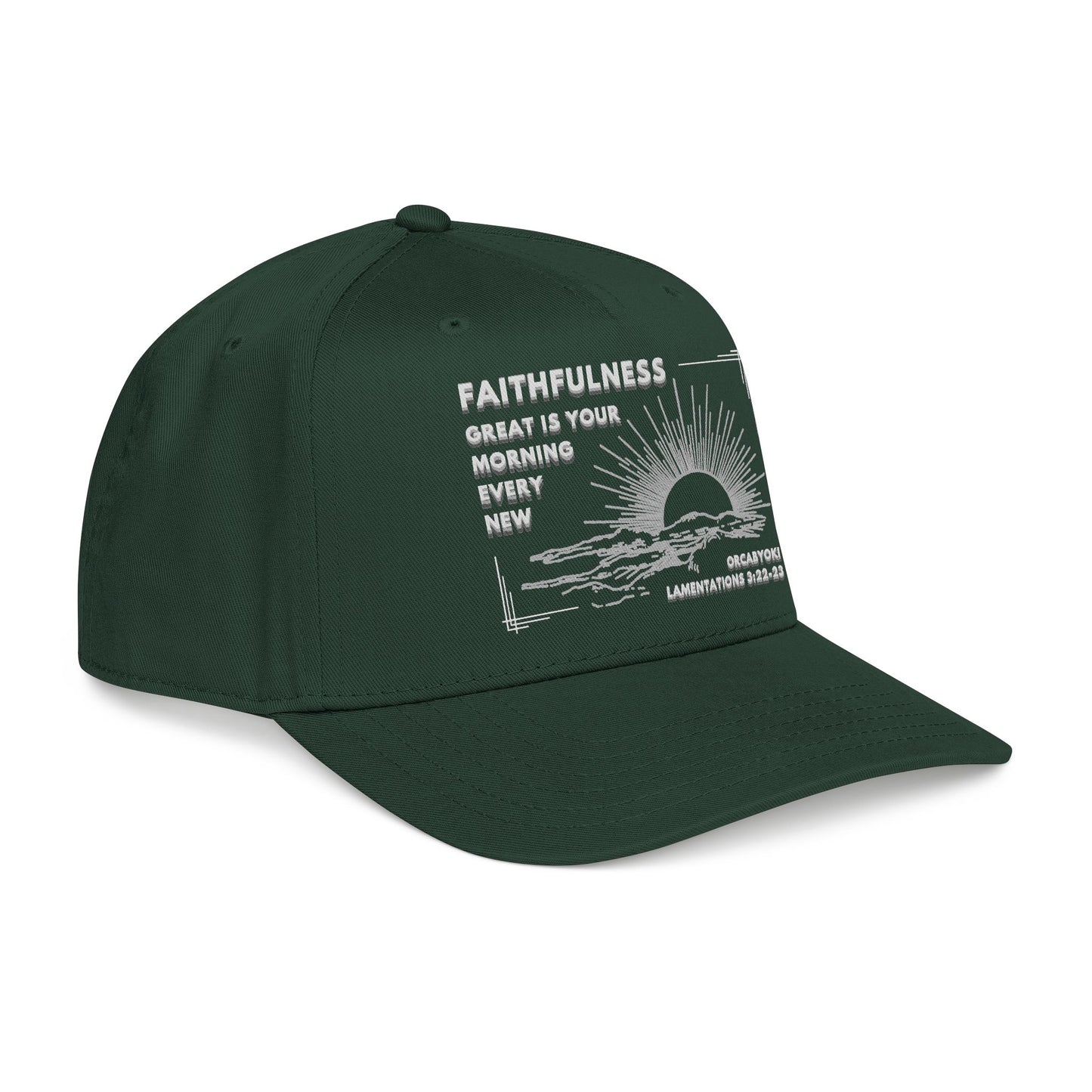 Grace Is Your Faithfulness Baseball Cap – Faith-Inspired Lamentation 3:22-23 Hat