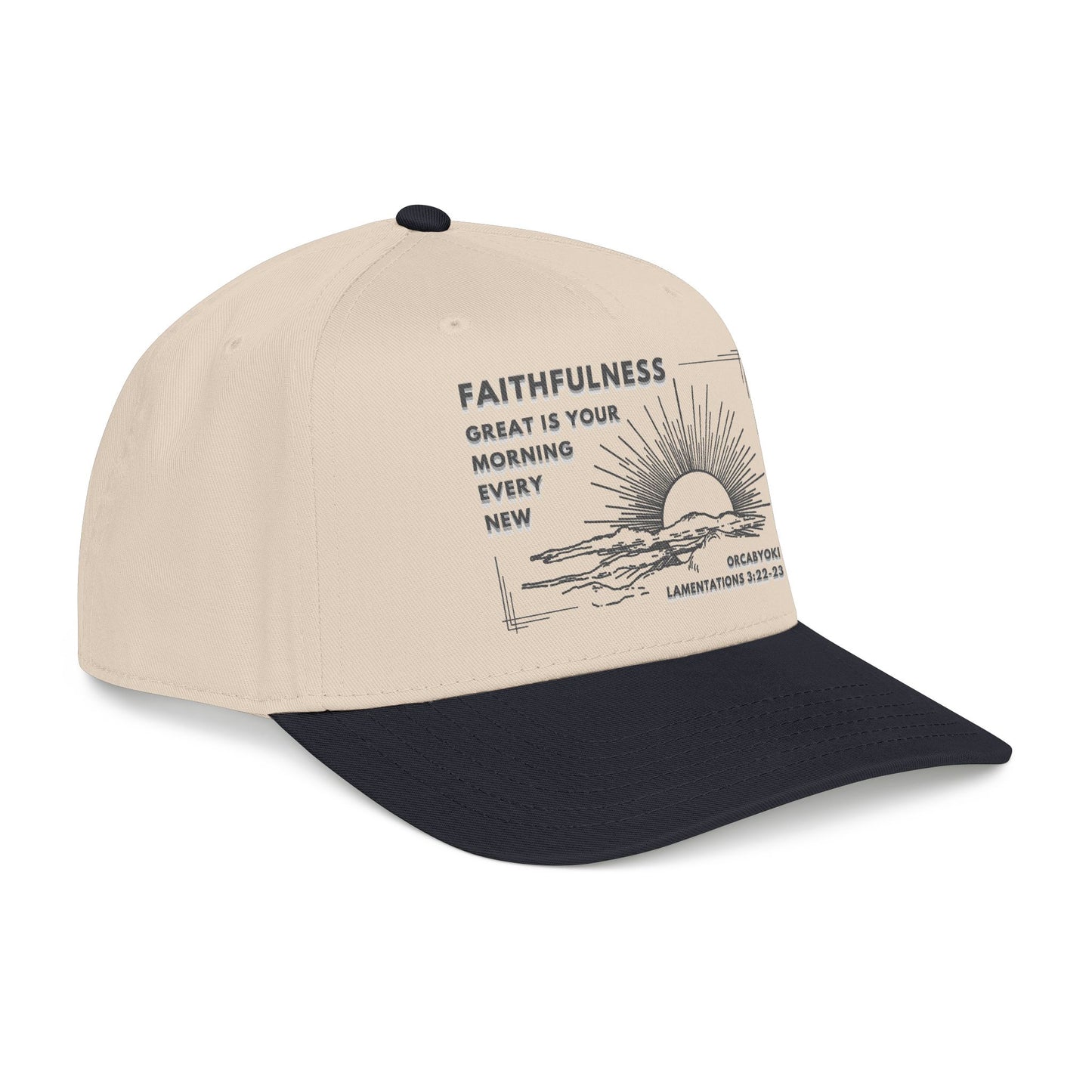 Grace Is Your Faithfulness Baseball Cap – Faith-Inspired Lamentation 3:22-23 Hat