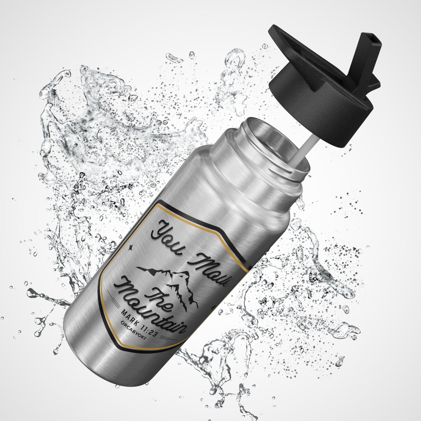 You Move The Mountain Gator Tumbler | 32oz Insulated Drinkware | Perfect for Adventurers, Beach Lovers, & Nautical Decor | Unique Gift [...]