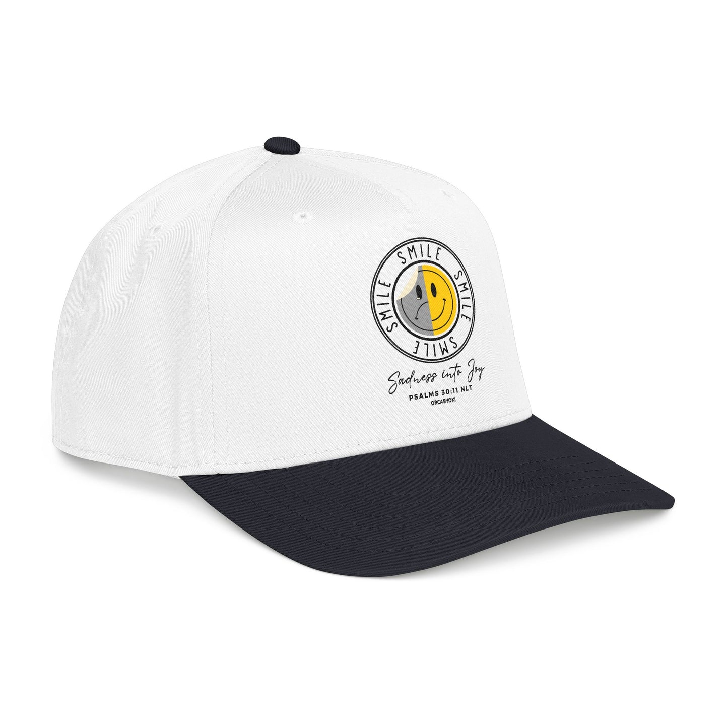 Sadness Into Joy Baseball Cap — Smiley Cap