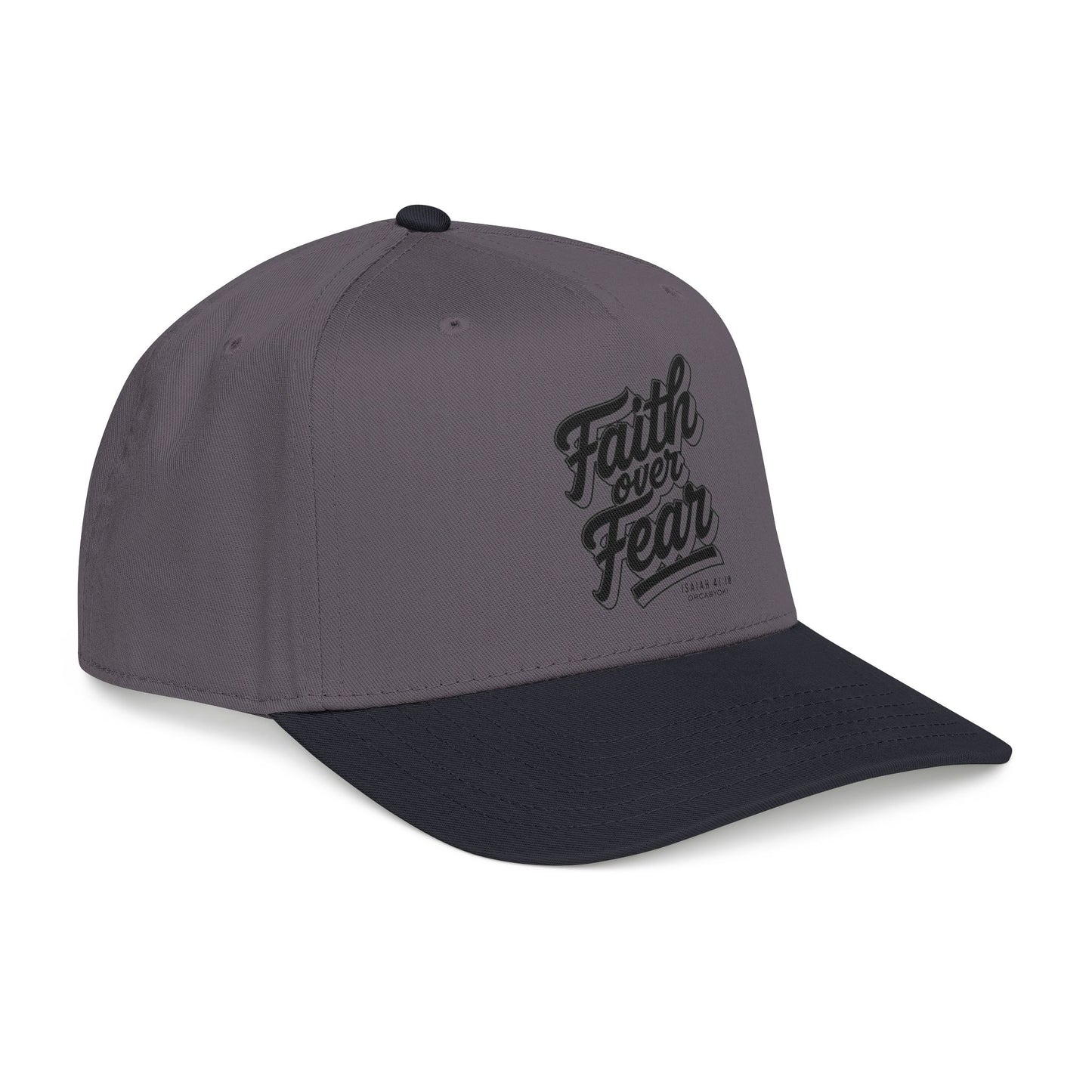 Faith Over Fear Baseball Cap – Faith-Inspired Isaiah 41:10 Hat