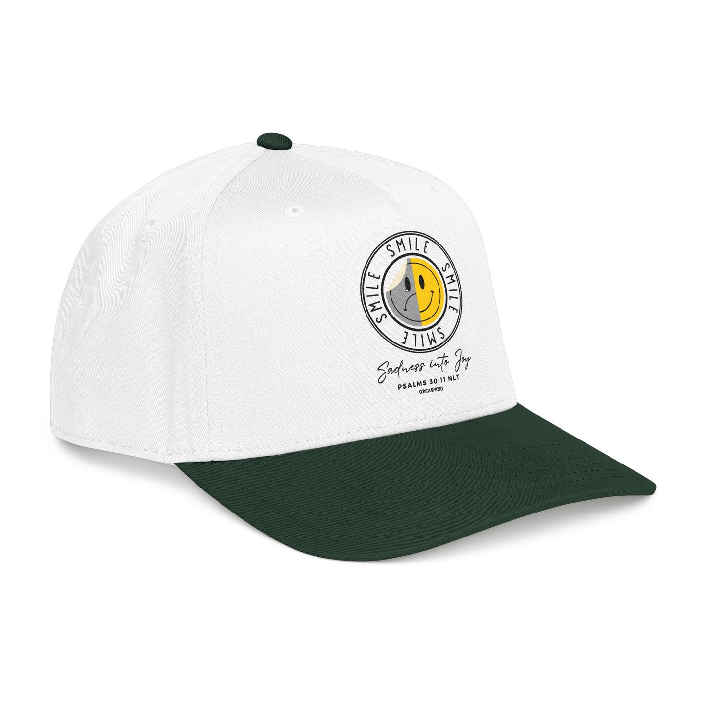 Sadness Into Joy Baseball Cap — Smiley Cap