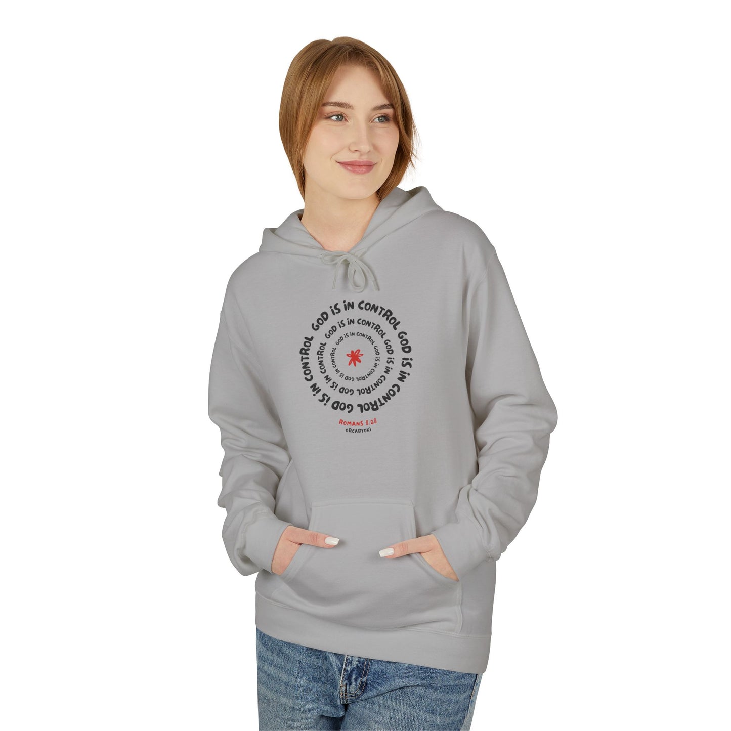God is In Control Fleece Hoodie