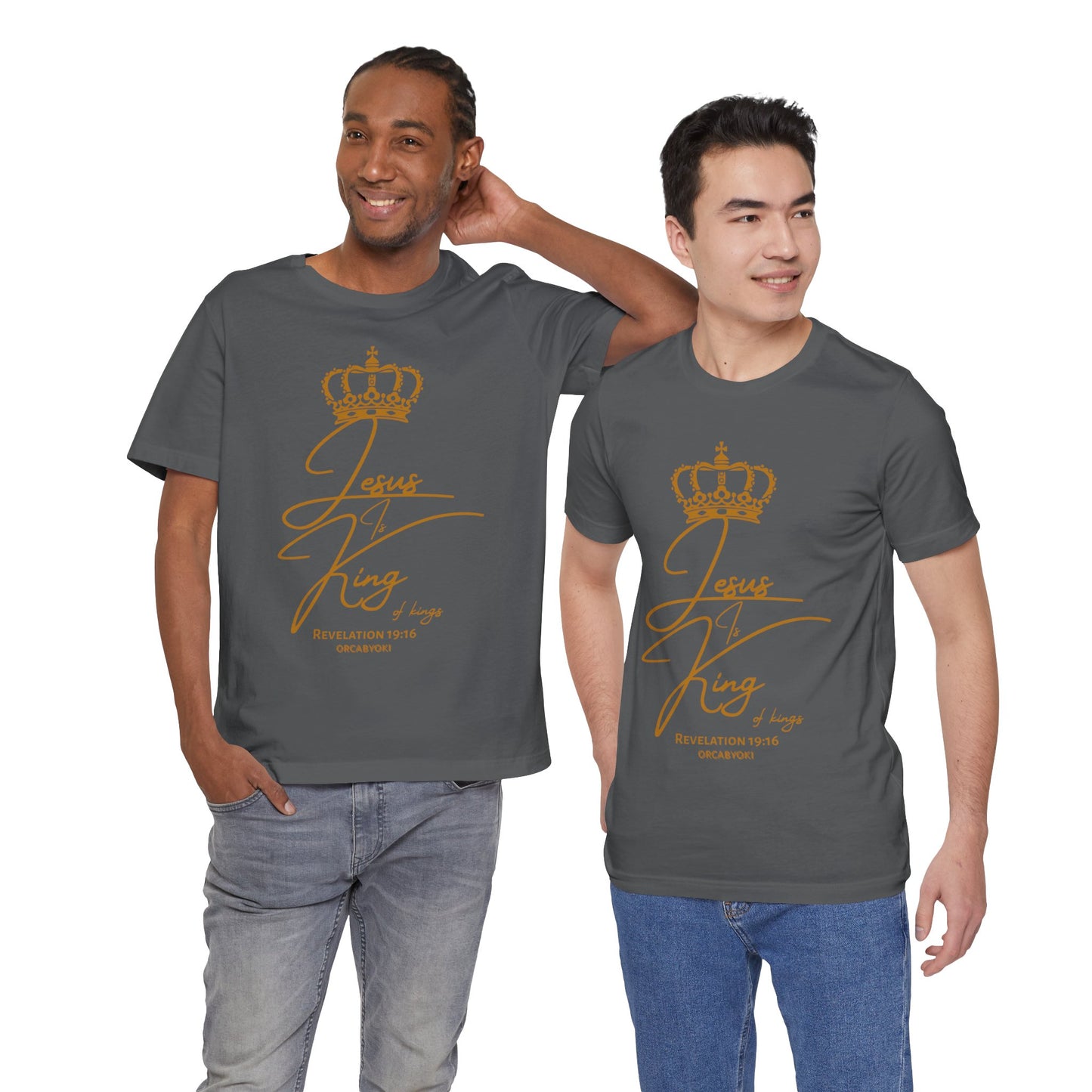 Jesus is King Christian Graphic Tee