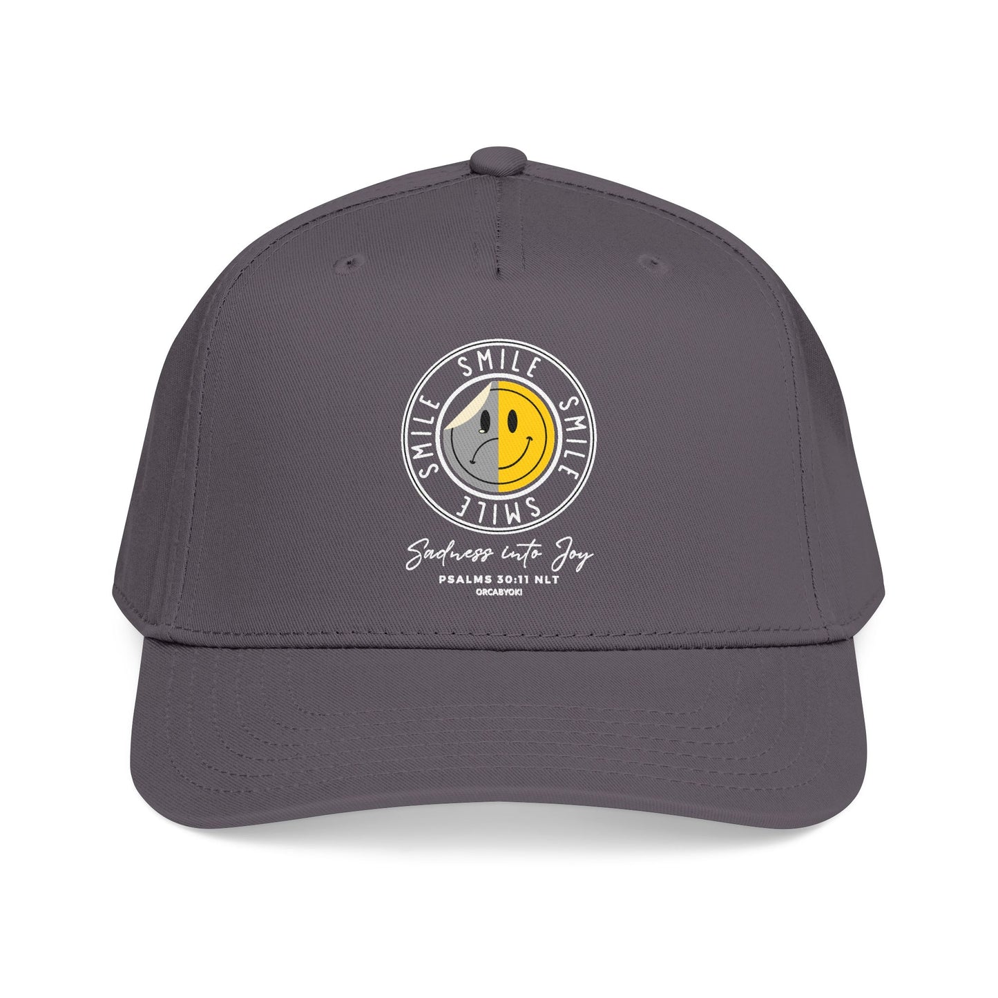 Sadness Into Joy Baseball Cap — Smiley Cap