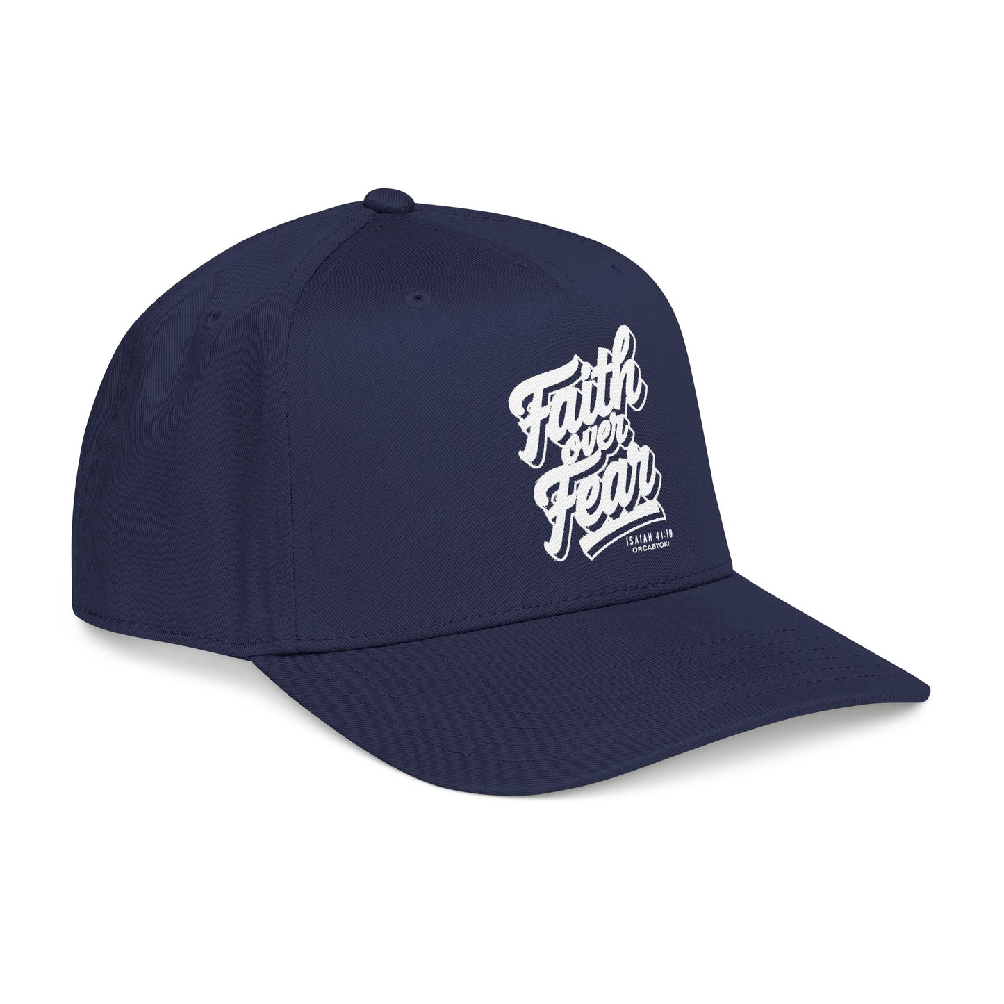 Faith Over Fear Baseball Cap – Faith-Inspired Isaiah 41:10 Hat