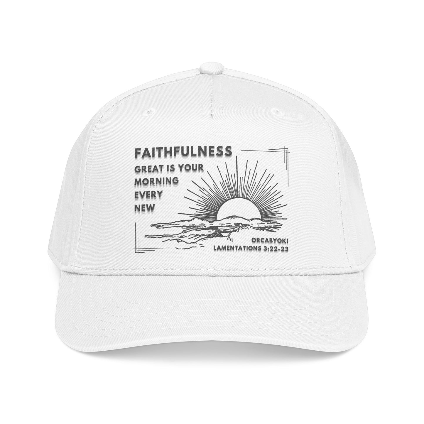 Grace Is Your Faithfulness Baseball Cap – Faith-Inspired Lamentation 3:22-23 Hat