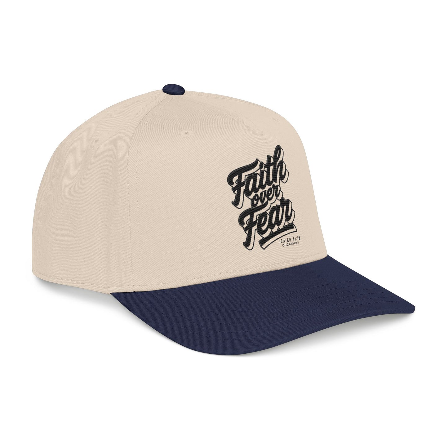 Faith Over Fear Baseball Cap – Faith-Inspired Isaiah 41:10 Hat