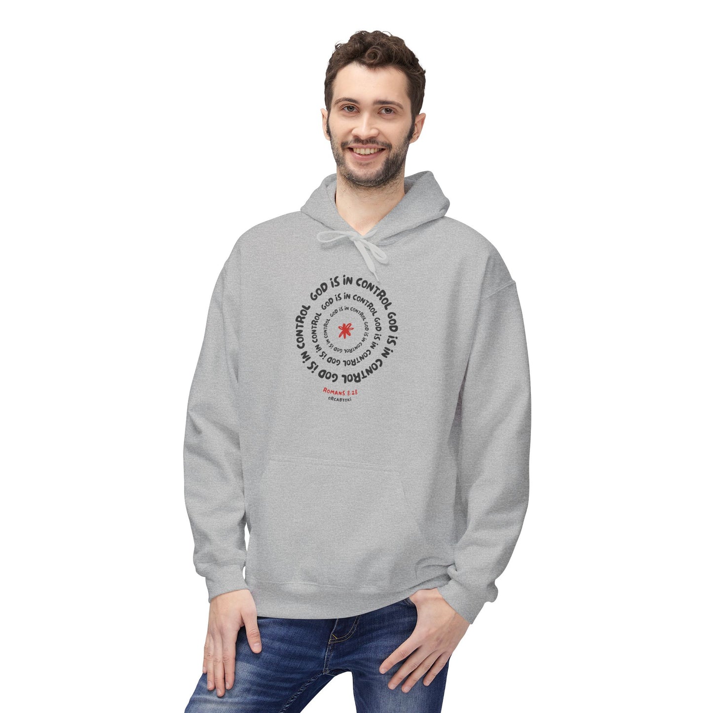 God is In Control Fleece Hoodie