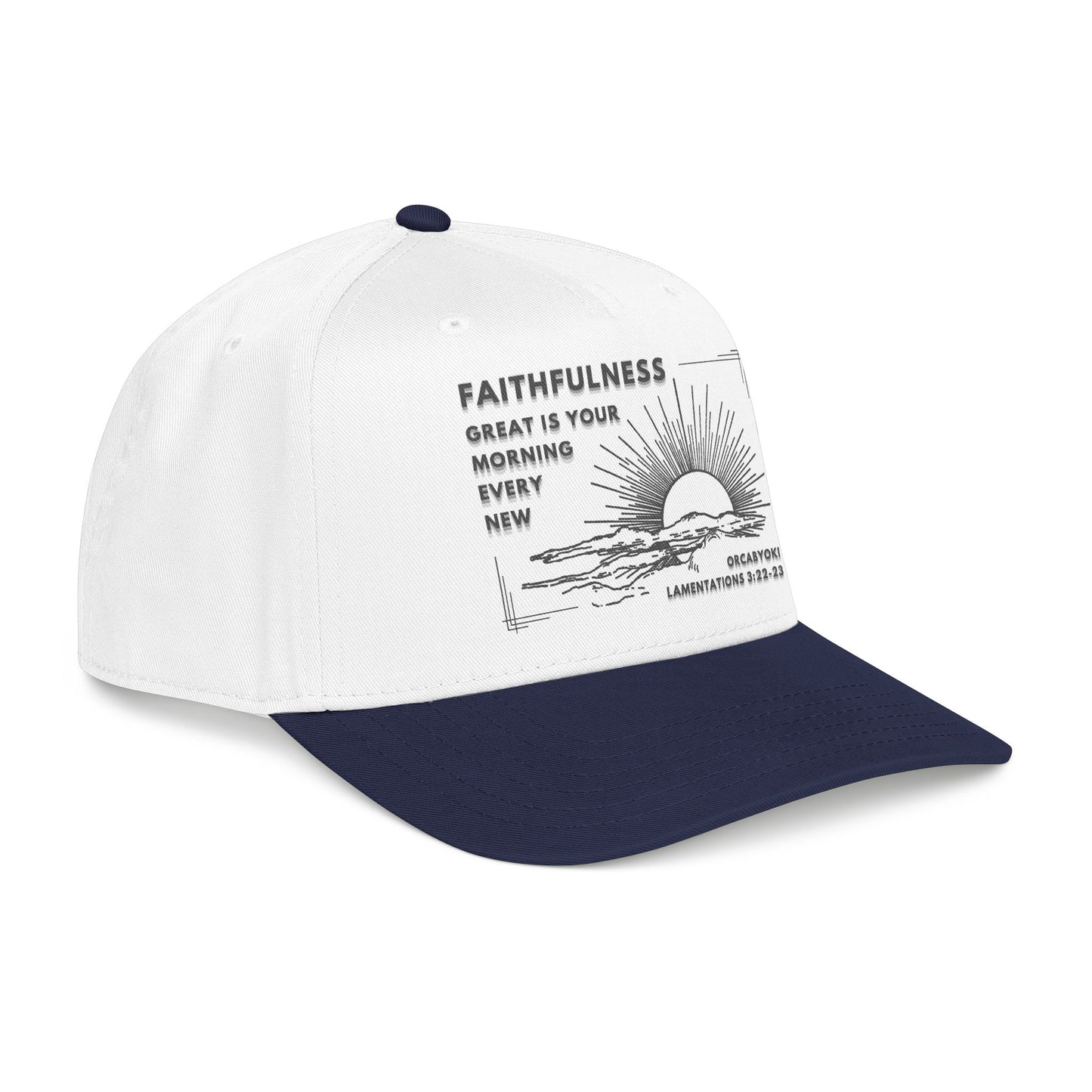 Grace Is Your Faithfulness Baseball Cap – Faith-Inspired Lamentation 3:22-23 Hat