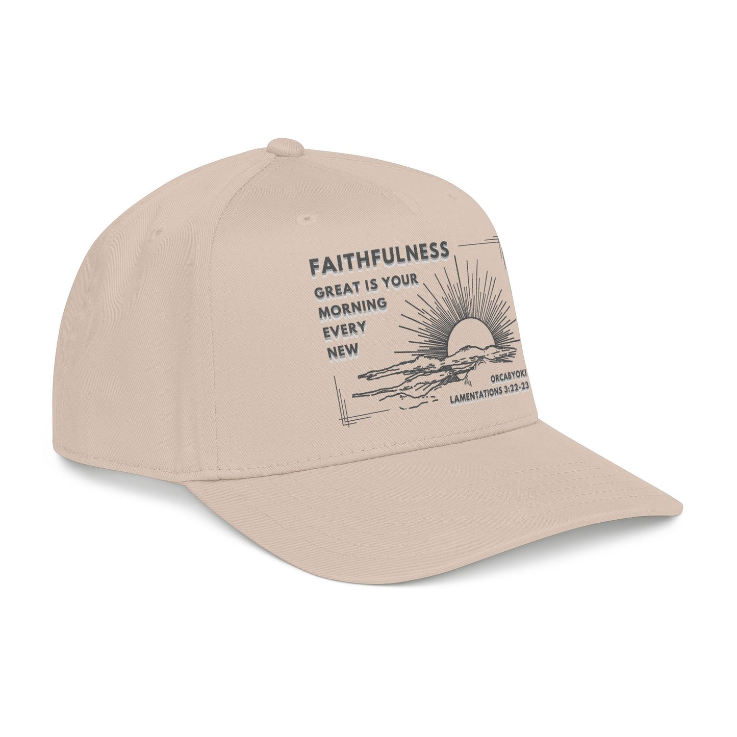 Grace Is Your Faithfulness Baseball Cap – Faith-Inspired Lamentation 3:22-23 Hat