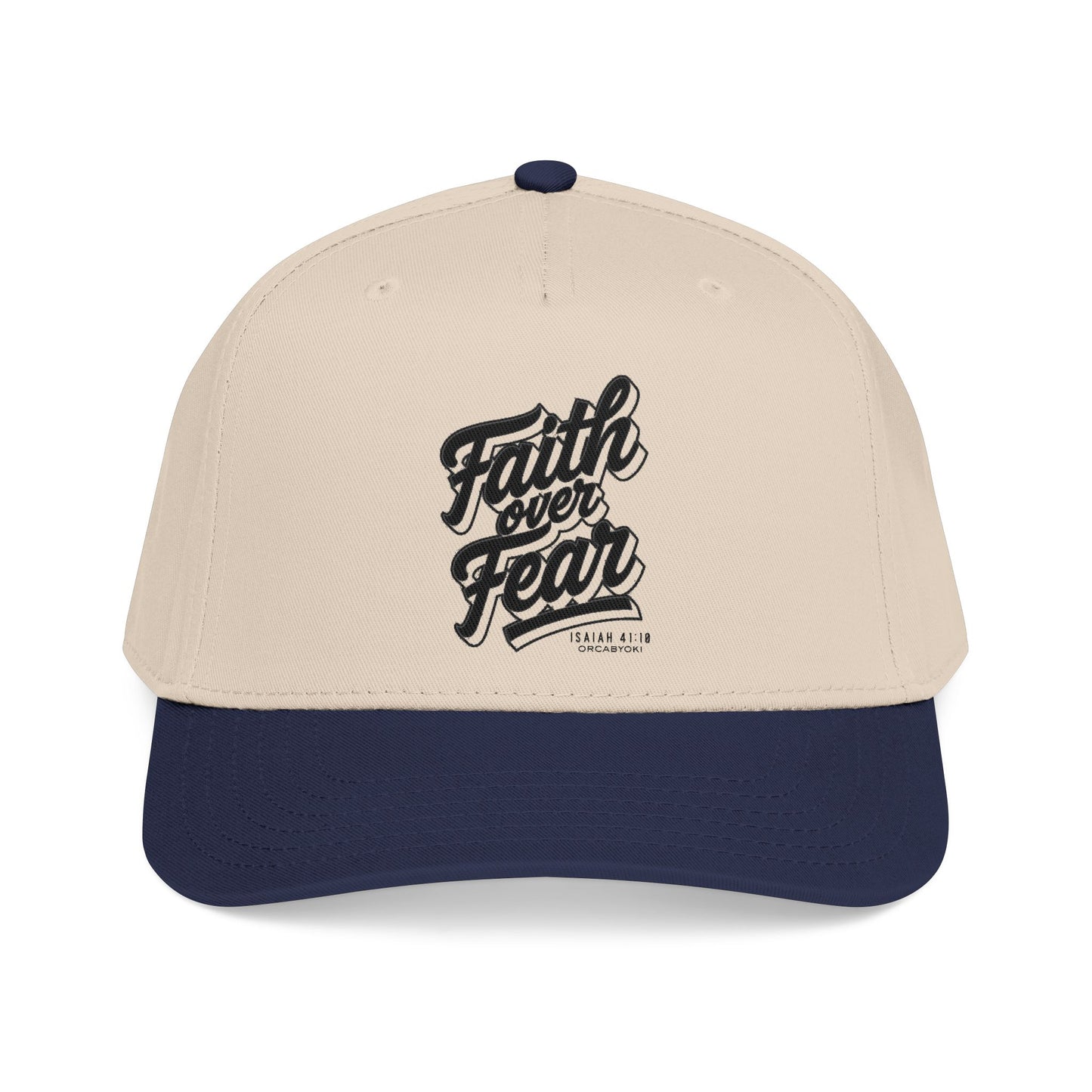 Faith Over Fear Baseball Cap – Faith-Inspired Isaiah 41:10 Hat