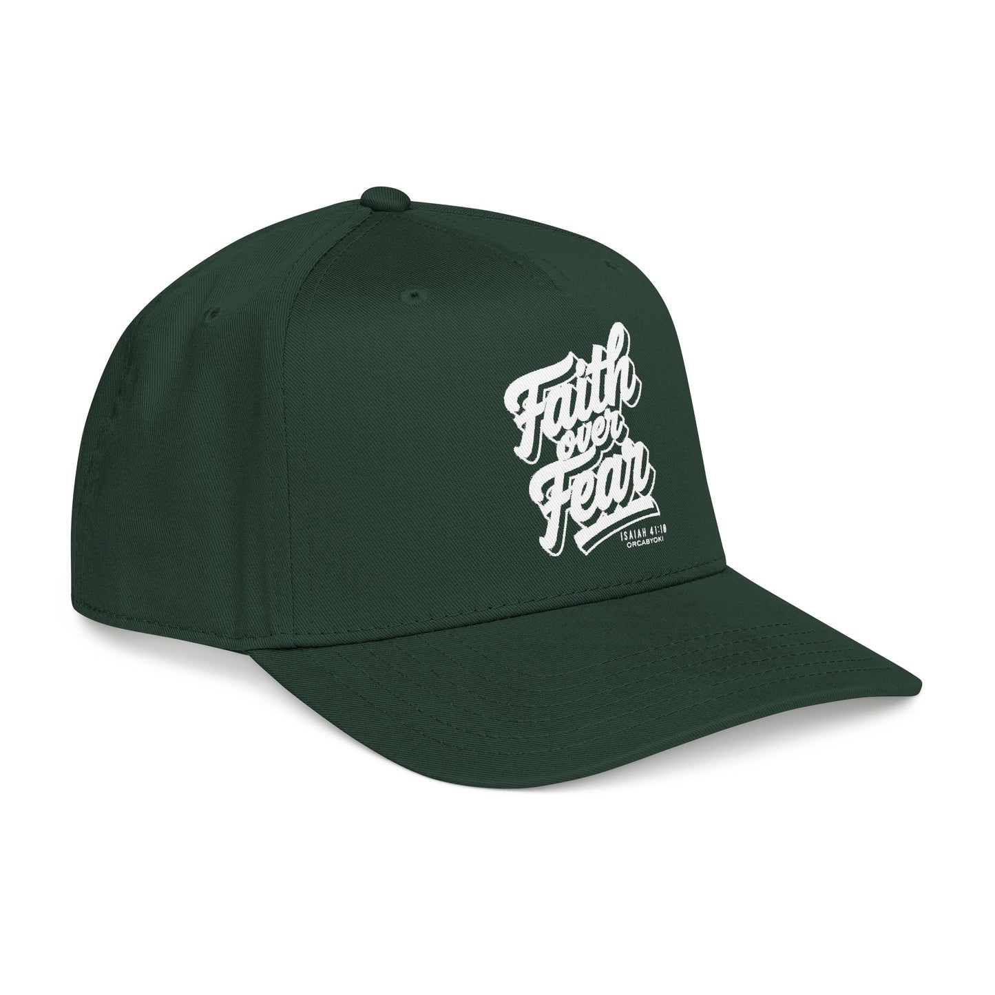 Faith Over Fear Baseball Cap – Faith-Inspired Isaiah 41:10 Hat