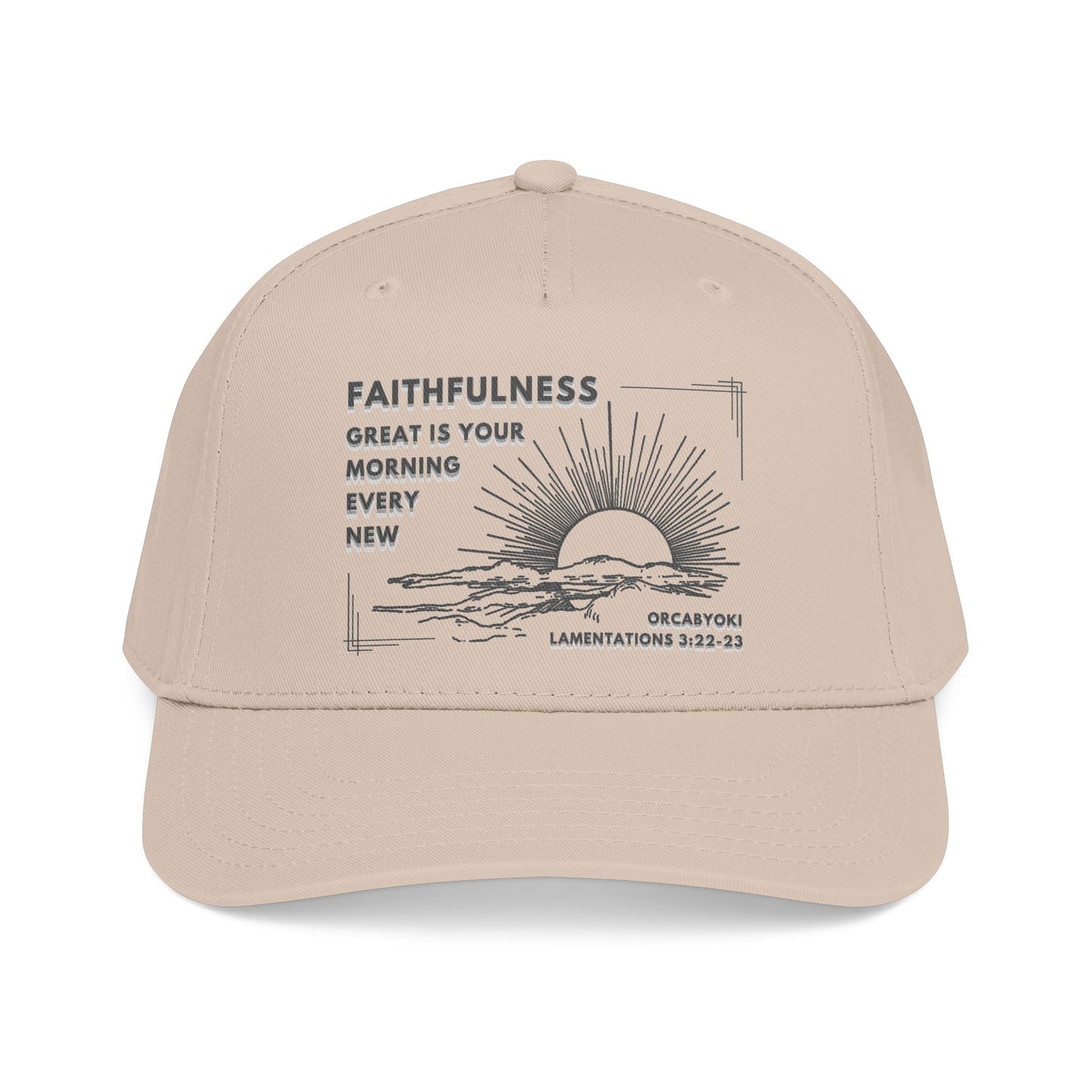 Grace Is Your Faithfulness Baseball Cap – Faith-Inspired Lamentation 3:22-23 Hat