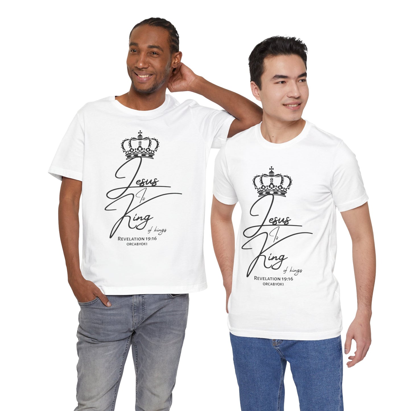 Jesus is King Christian Graphic Tee