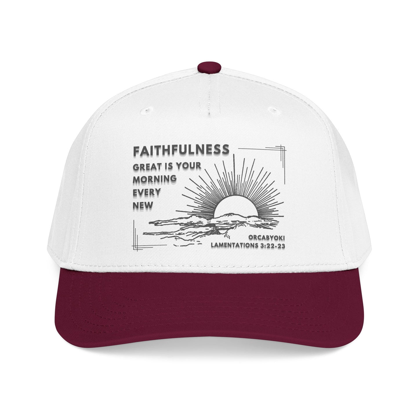 Grace Is Your Faithfulness Baseball Cap – Faith-Inspired Lamentation 3:22-23 Hat