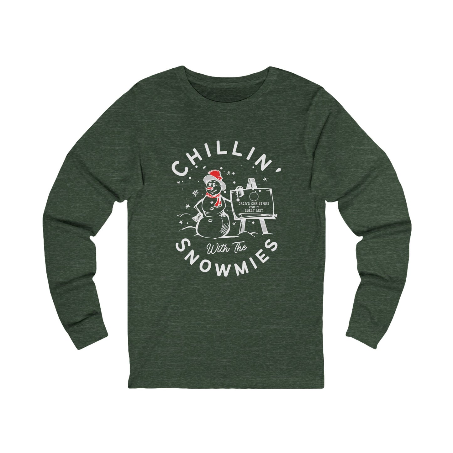Christmas Chillin' Snowmie Long Sleeve Tee