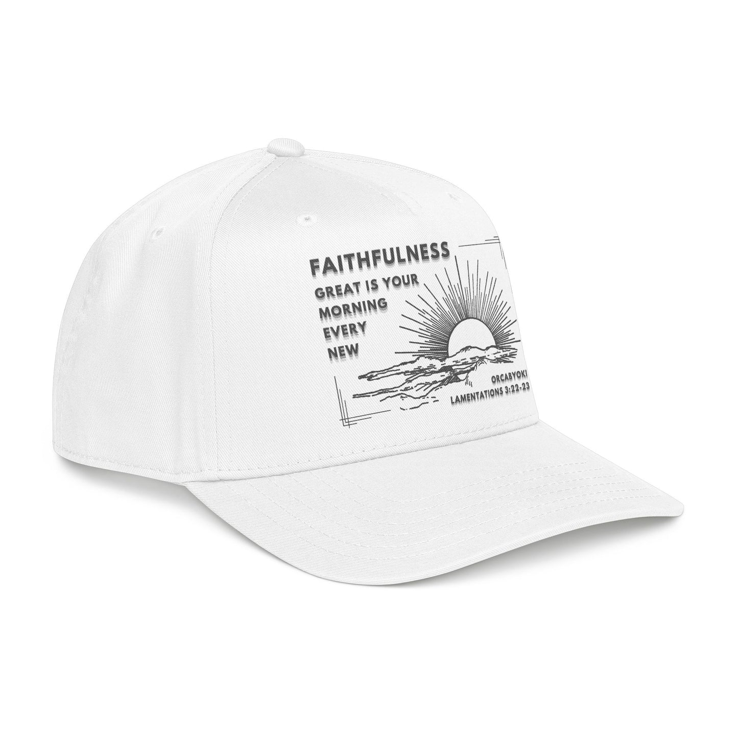 Grace Is Your Faithfulness Baseball Cap – Faith-Inspired Lamentation 3:22-23 Hat