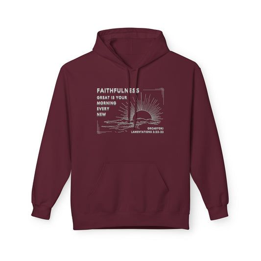 Great Is Your Faithfulness Fleece Hoodie
