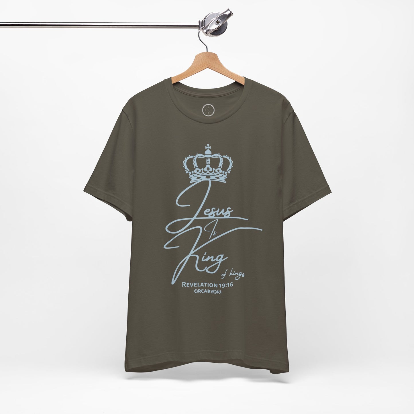 Jesus is King Christian Graphic Tee