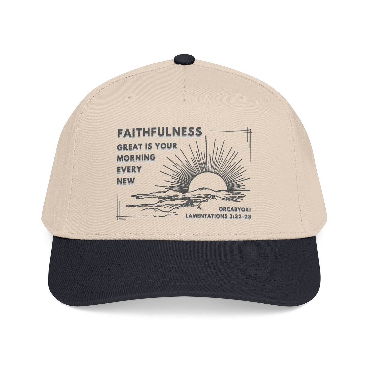 Grace Is Your Faithfulness Baseball Cap – Faith-Inspired Lamentation 3:22-23 Hat