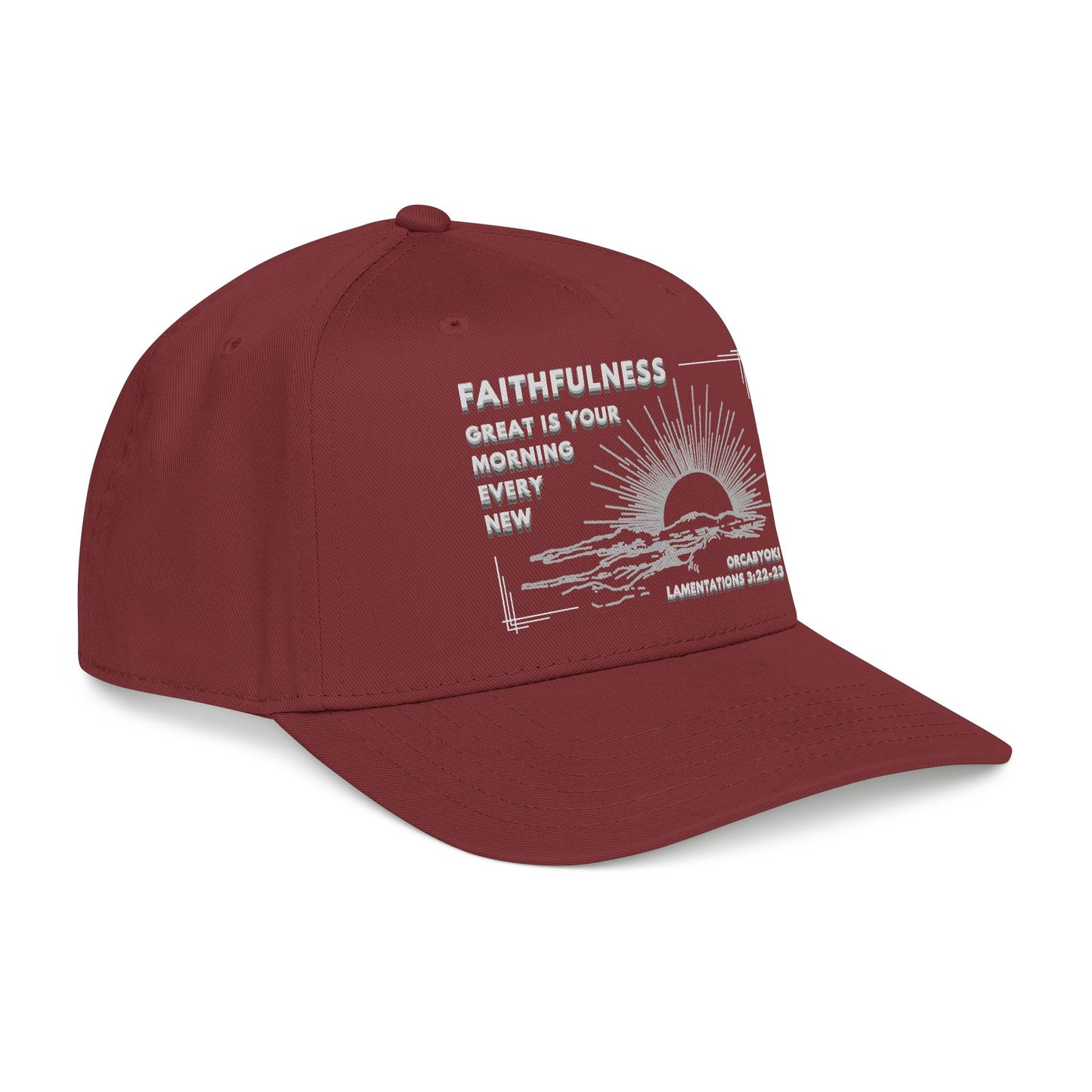 Grace Is Your Faithfulness Baseball Cap – Faith-Inspired Lamentation 3:22-23 Hat