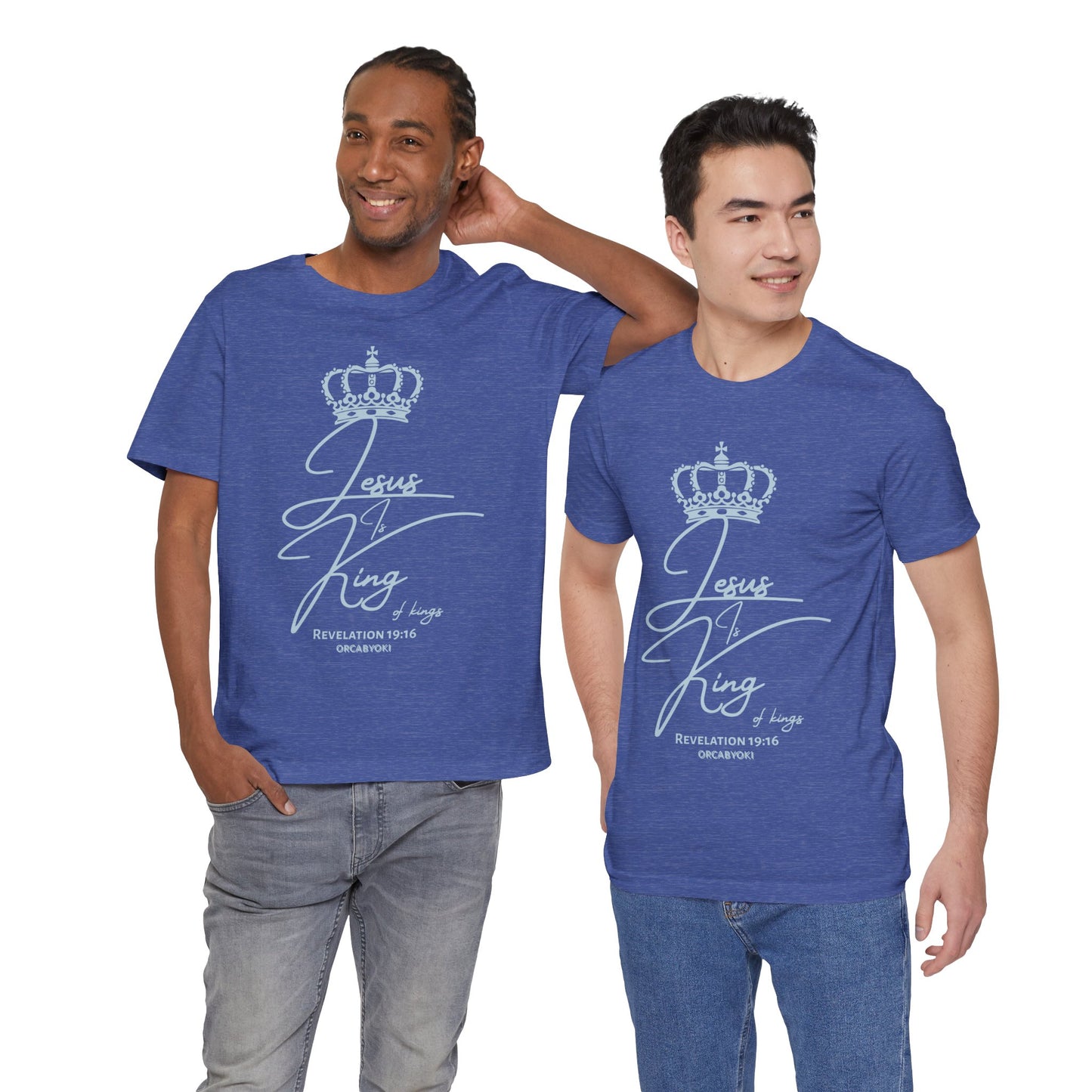 Jesus is King Christian Graphic Tee