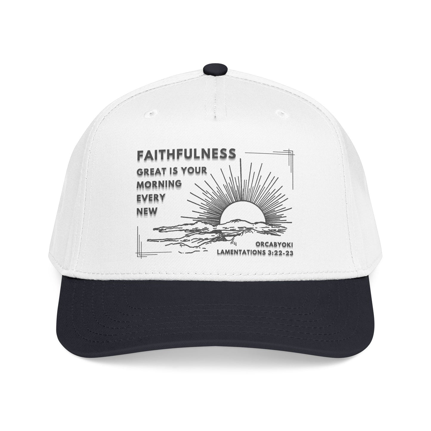 Grace Is Your Faithfulness Baseball Cap – Faith-Inspired Lamentation 3:22-23 Hat