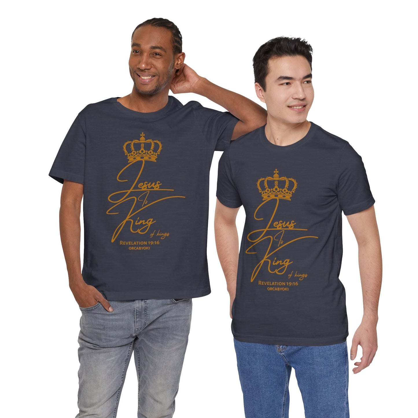 Jesus is King Christian Graphic Tee