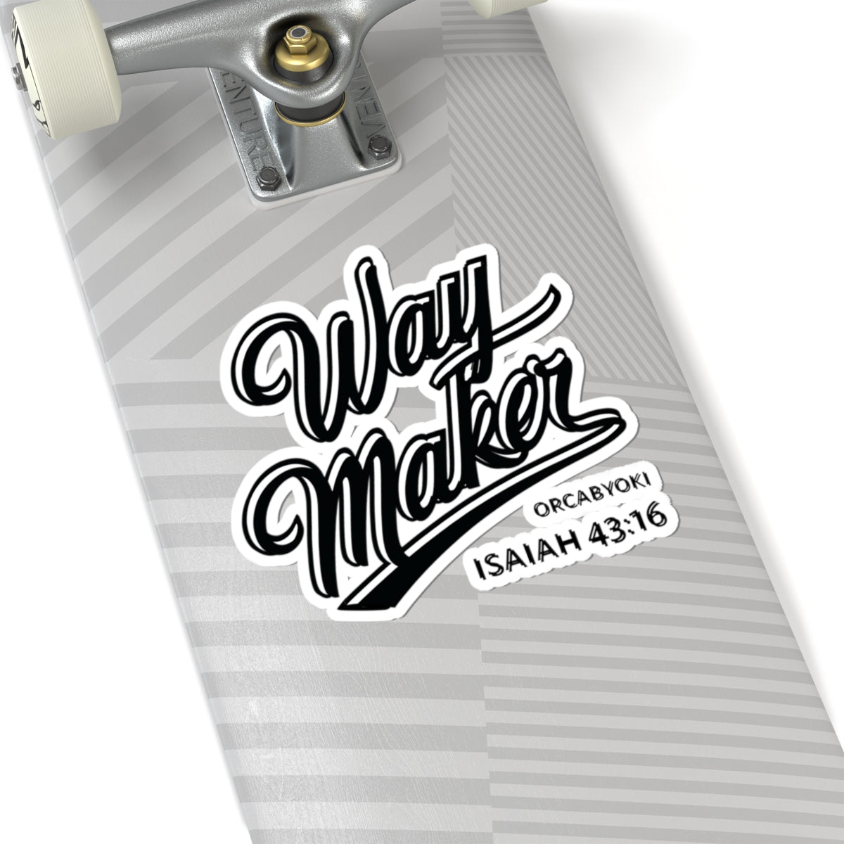 Way Maker 43:16 - Inspirational Kiss-Cut Stickers